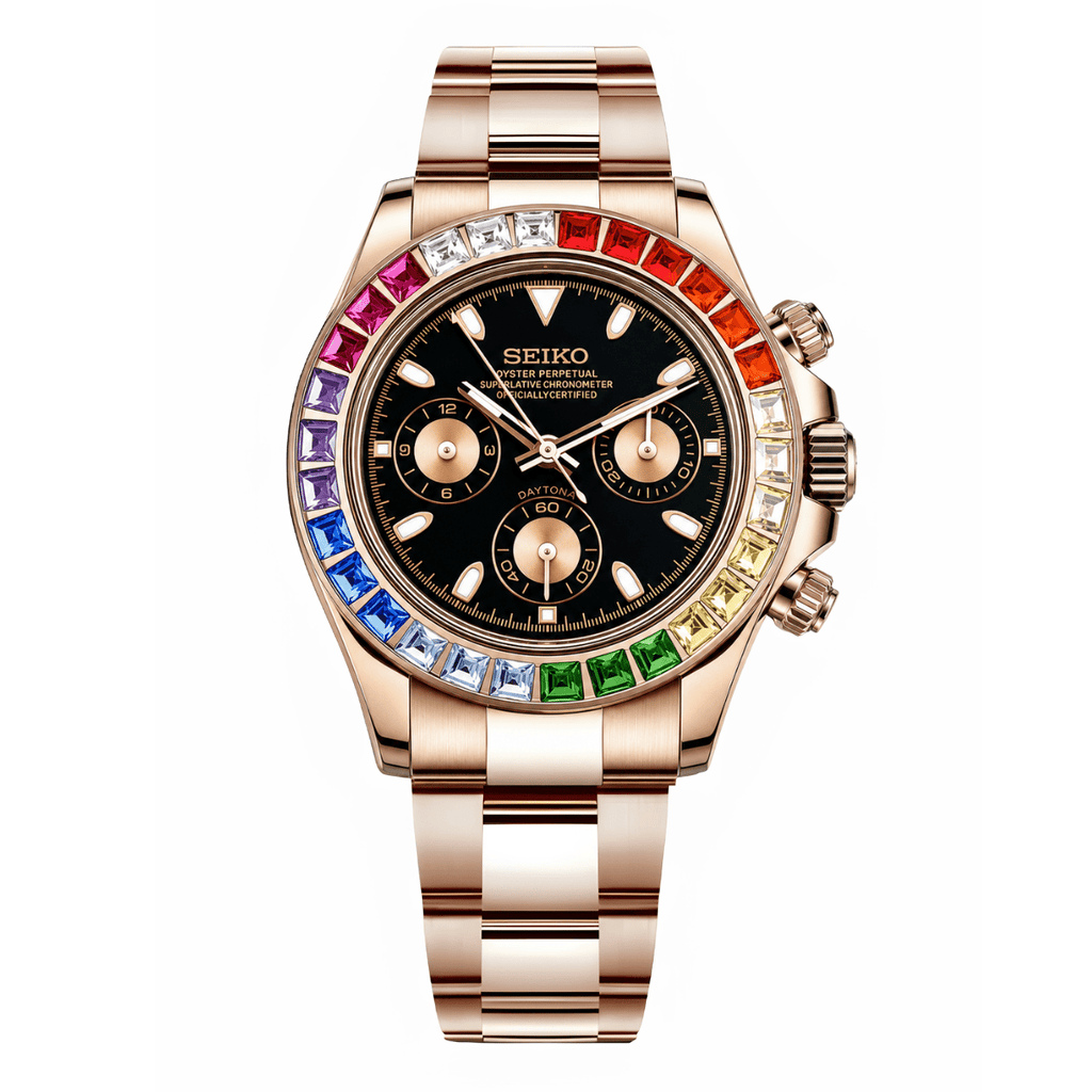 Daytona Mod Rose Gold Rainbow