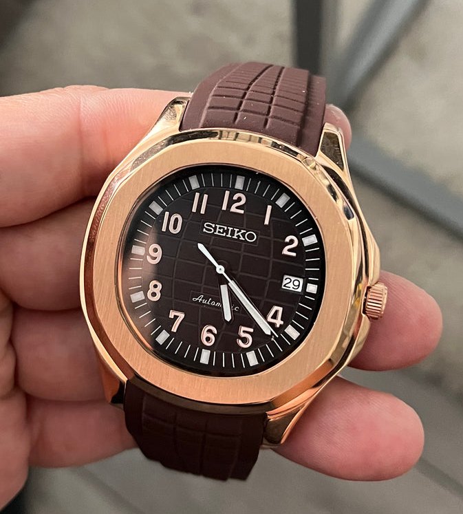 Aquanaut Mod Rose Gold Brown