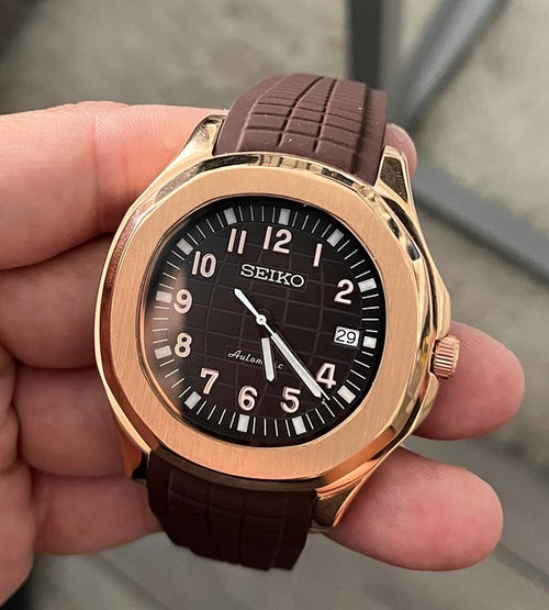 Aquanaut Mod Rose Gold Brown