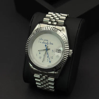 Datejust Mod Who Cares I'm Already Late